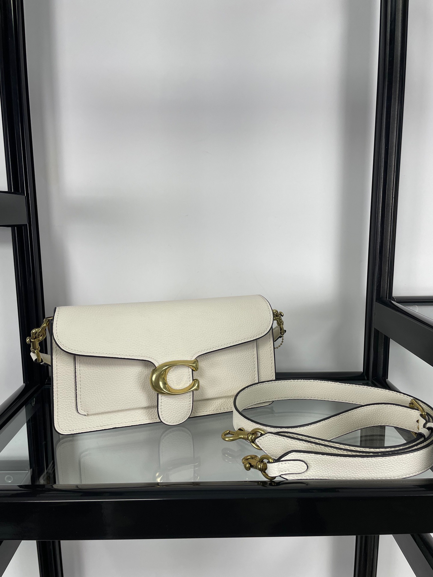 Textured Leather Envelope Crossbody Shoulder Bag for Women - Image 2