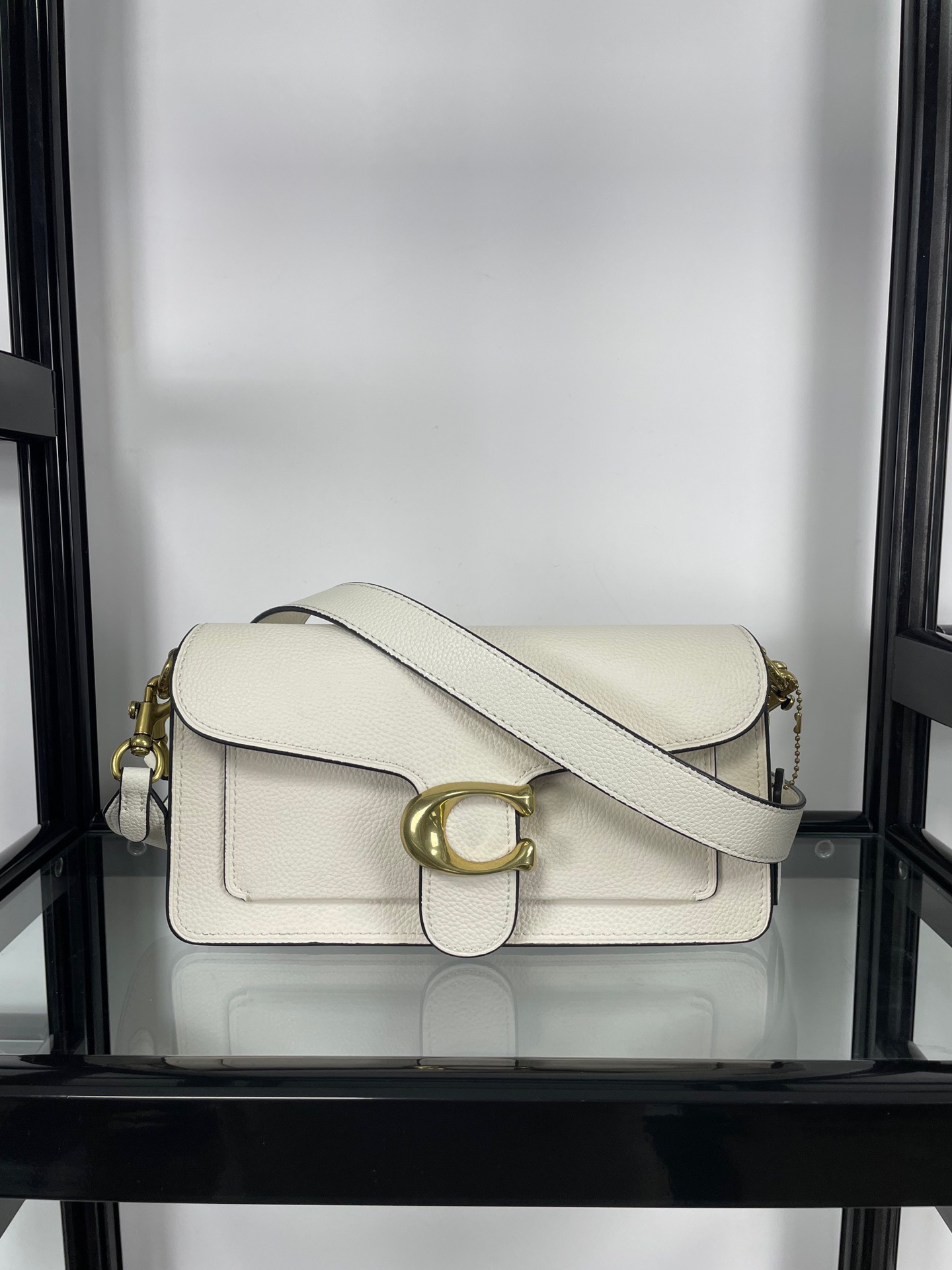 Textured Leather Envelope Crossbody Shoulder Bag for Women