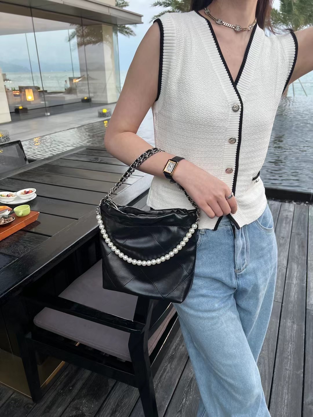 Quilted Chain Mini Shoulder Crossbody Bag for Women