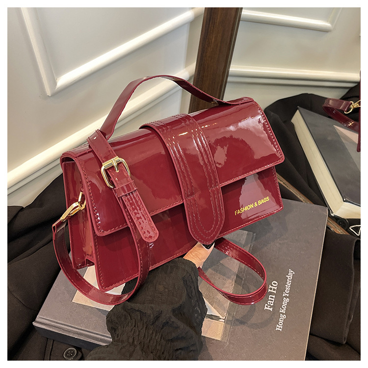 Korean Minimalist Handheld Square Bag 2025 Fashionable High Appeal Shoulder Bag Textured Personalized Ins Crossbody Bag - Image 2
