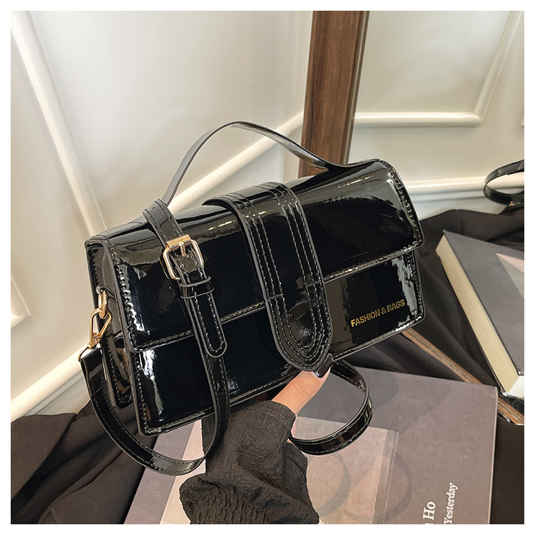 Korean Minimalist Handheld Square Bag 2025 Fashionable High Appeal Shoulder Bag Textured Personalized Ins Crossbody Bag - Image 4