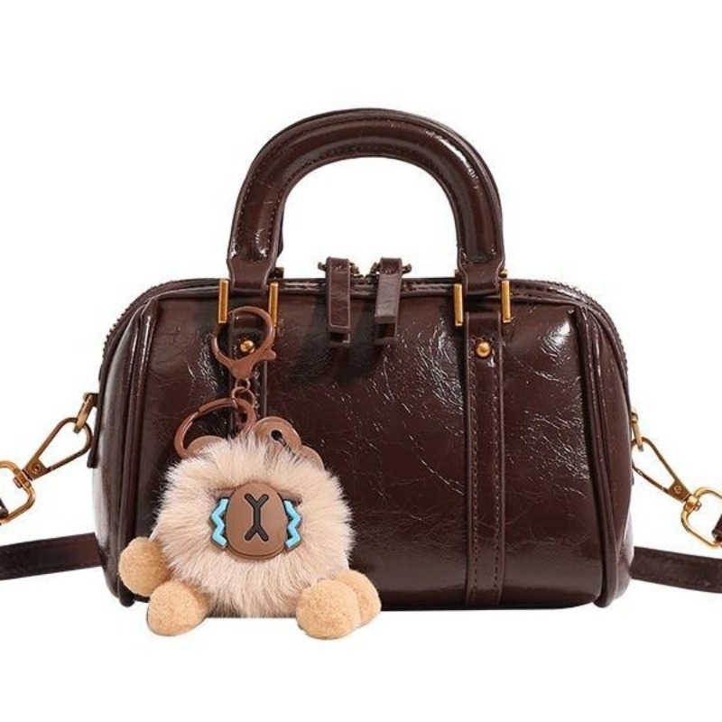 Angora Red Pillow Bag Women 2026 New Autumn Winter Light Luxury Niche Commute Small Handbag Crossbody - Image 5